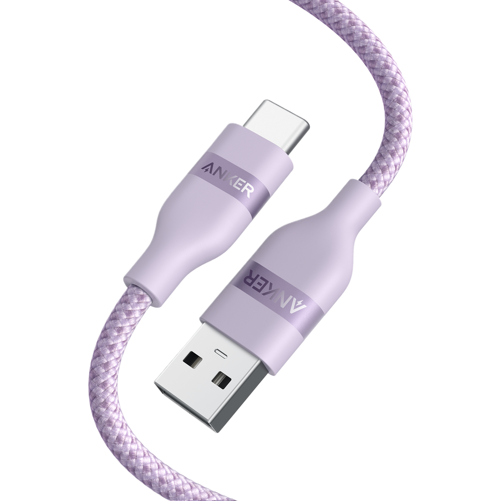 Anker USB-A to USB-C Cable (3 ft/6 ft, Upcycled-Braided)