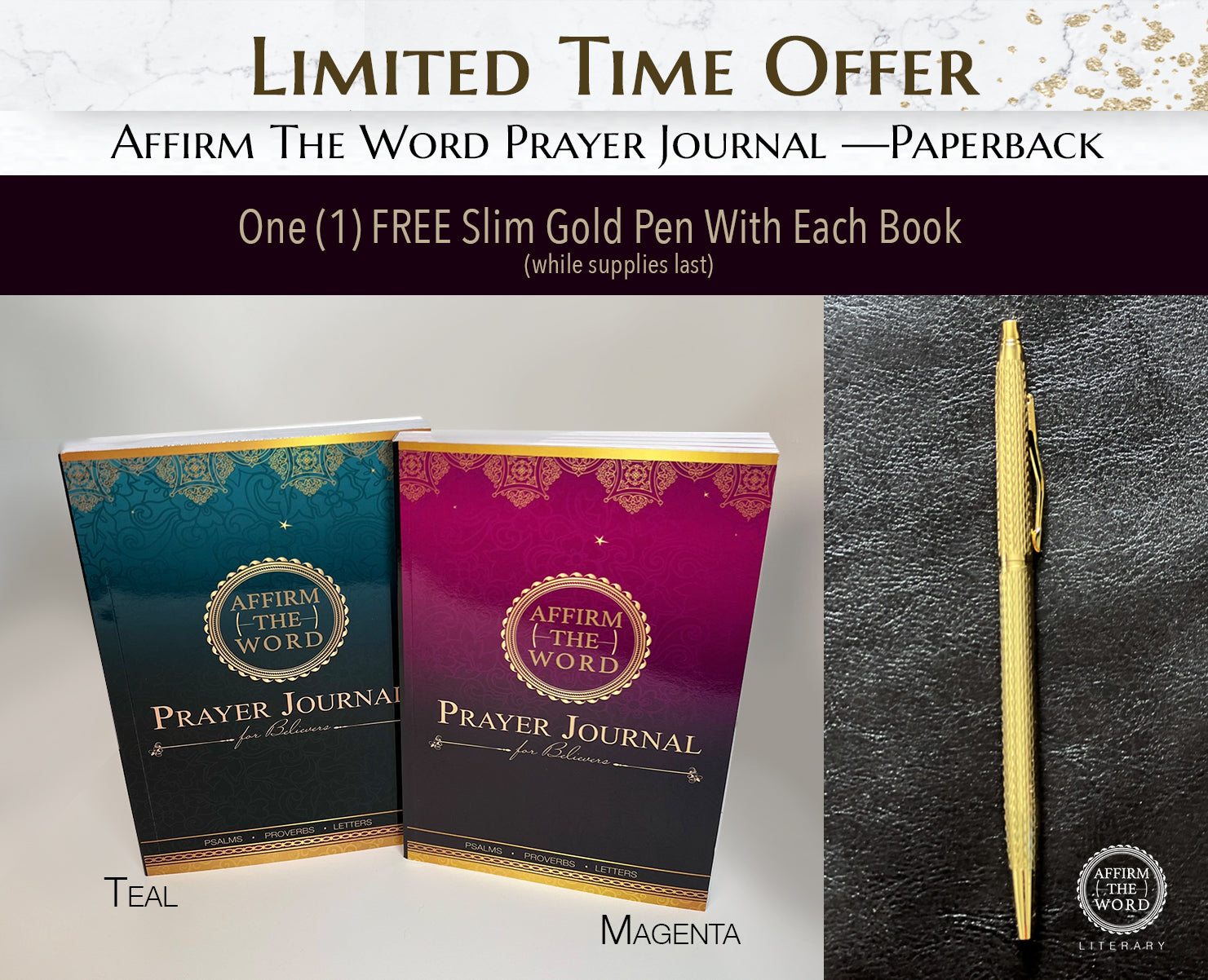 ATW Prayer Journal | Paperback-Teal
